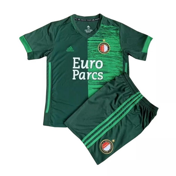 Camiseta Feyenoord Rotterdam Segunda equipo Niño 2021-22 Verde